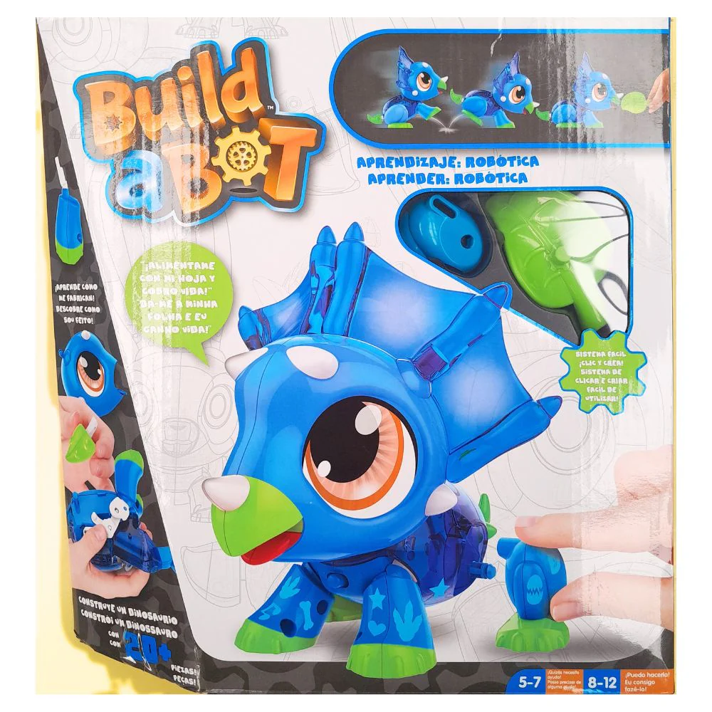 Build a bot dinosaurio construye tu mascota