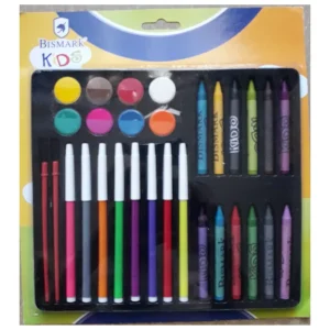 Set de colorear con acuarelas ceras y rotuladores
